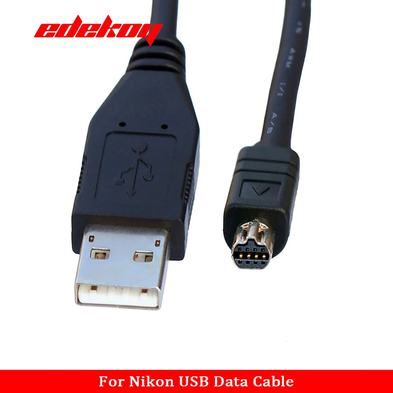 UCE1 dla Nikon UC-E1 kabel do aparatu danych USB Nikon Coolpix 885/995/4500/5700/8700 przewód połączeniowy 1.3 metrów