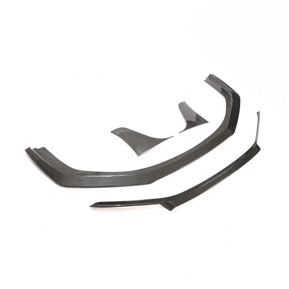 Sportline Carbon Fiber 991 Car Front Lip Diffuser for Porsche 911 991 Carrera 4 GTS 3.0T 2017-2019