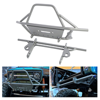 VS4-10 Ultra Hard Titanium Alloy Front Rear Bumper Hand Welding Bull Bar For 1/10 RC Crawler Vanquish VS4-10 Phoenix Upgrade