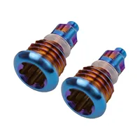 Bleed Screws Enhance Your Bike's Braking Efficiency with Titanium Alloy Brake Lever Bleed Screws for Magura MT2 MT4