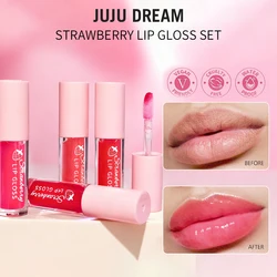 6PCS Soft Luminous Hydrating Texture, Long-Lasting Moisturizing Pigmented Lip Gloss, Natural Shimmer Finish, Gift for Women