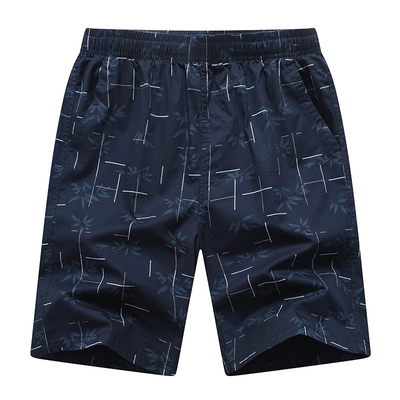 Men's Cotton Shorts Sports Casual Knee Shorts Print Streetwear 5XL Plus Size 6XL Gym Hawaii American Male Breeches Short Pants