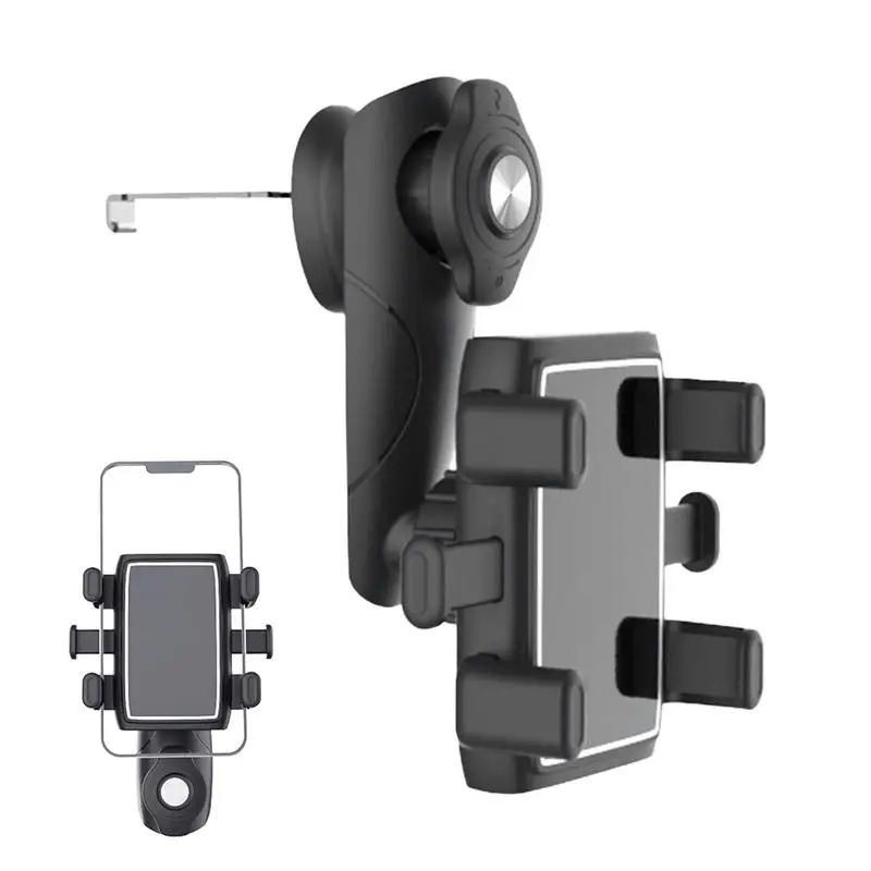 Support de téléphone pour évent de voiture, support de téléphone pour évent de voiture, support de téléphone pour voiture, rotation à 360 degrés, absorption des chocs robuste