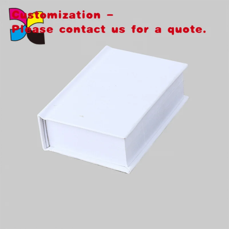 custom.Custom Size and Pages Thick Blank White Hardcover Decorative Books