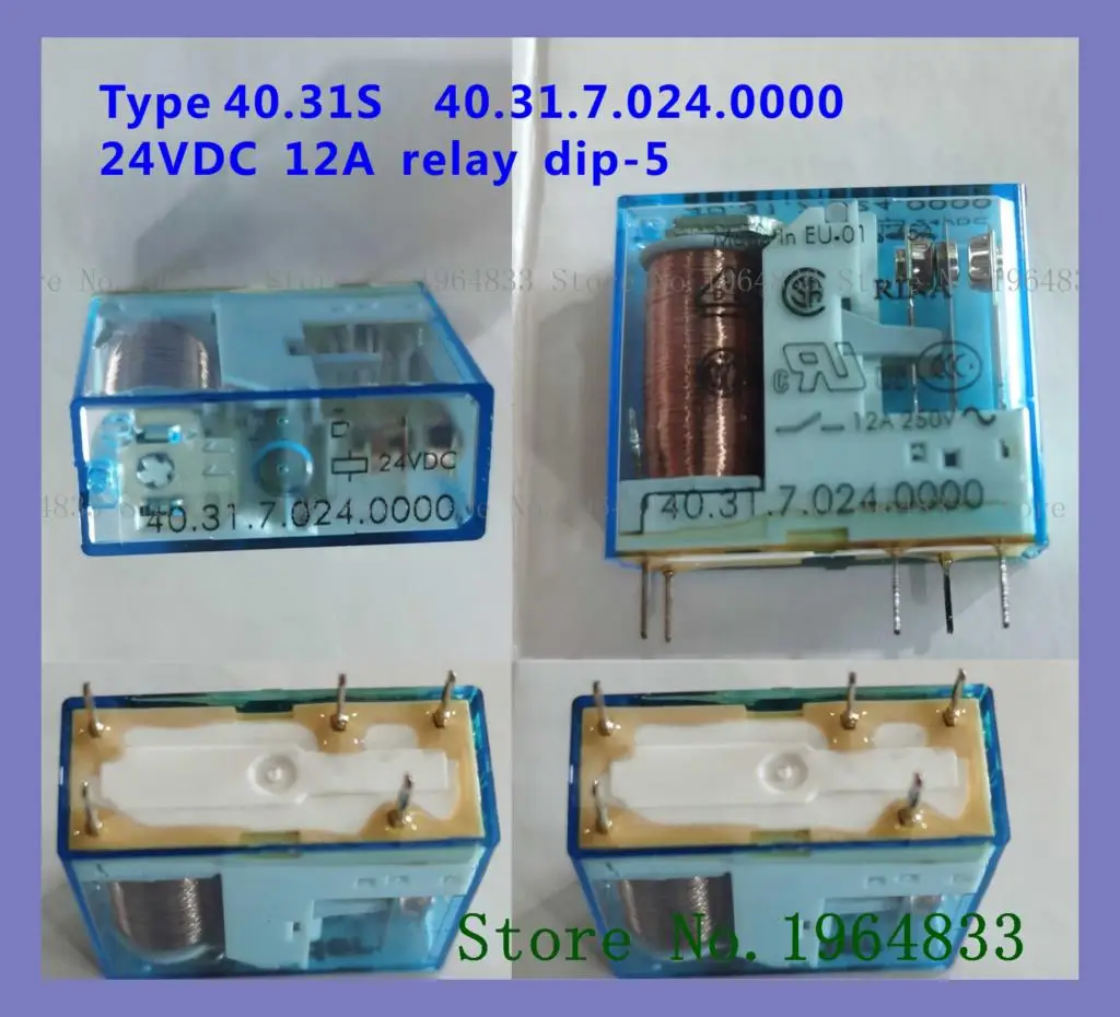 

relay Type40.31S 24VDC finder/ 40.31.7.024.0000 Type40.31S 21V TYPE40.31 40.31.9.024.0000 24V