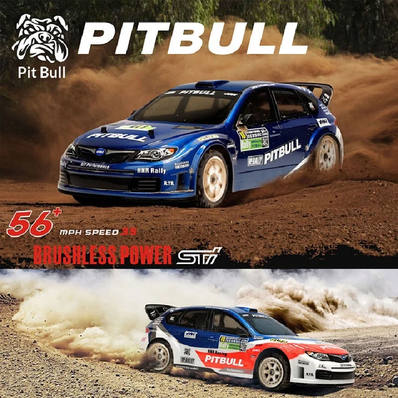 

Радиоуправляемая модель внедорожника HNR Pitbull RC Rally Car H9804 SR, масштаб 1/10, бесщеточный электродвигатель, полный привод, 2.4 ГГц, высокая скорость 56+ миль/ч