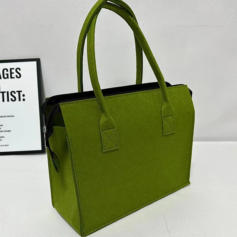 Filztasche Kleine Tragetasche Reise-Einkaufstasche Souvenir Filz-Tragetasche - Umweltfreundlicher Tragbarer Träger für den Täglichen Gebrauch – Detail 7