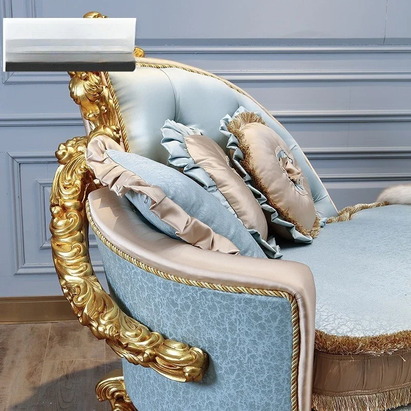 Italian luxury palace villa luxury European furniture French concubine chair solid wood concubine collapse