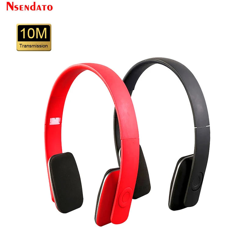 Wireless Headband Bluetooth 4.2 Stereo Headset with Mic 3.5mm Stereo Audio Handsfree Noise Cancelling Headphone for Phone Tablet