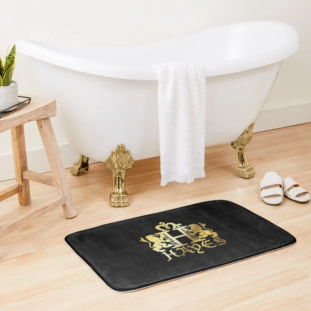 

Mr. Hayes Coat of Arms Gold Bath Mat House Entrance External Entrance Doormat Bathroom Rugs Carpet For Bath Mat