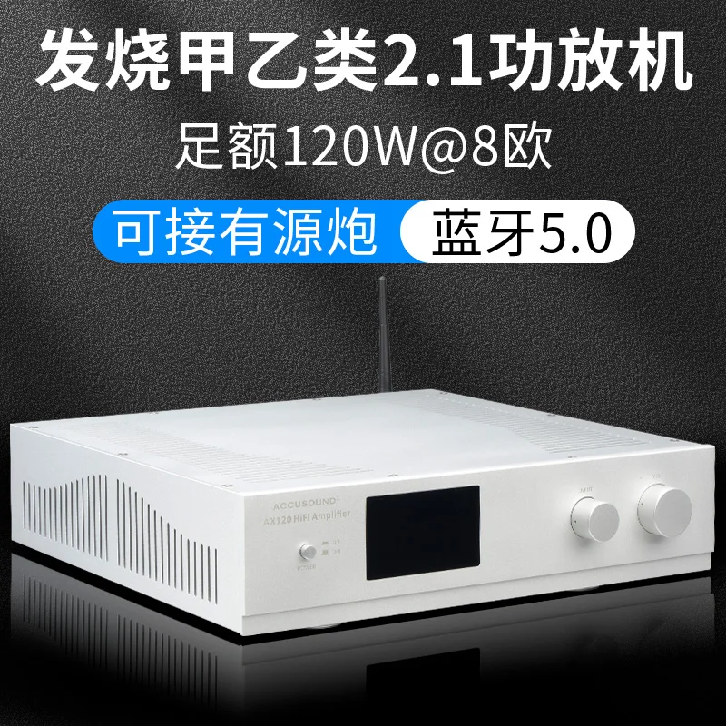 

New AX120 Bluetooth 5.0 high-power home 2.0 feverish HiFi amplifier