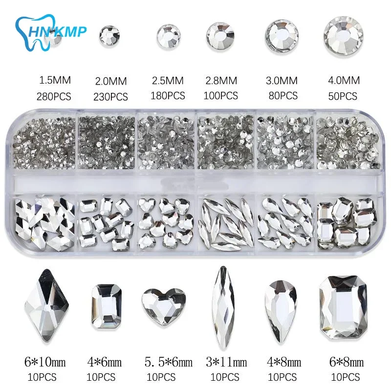 12 グリッドネイルラインストーン高級ネイルチャームグリッタークリスタルジュエリー宝石ネイルアート装飾 DIY マニキュアラインストーン