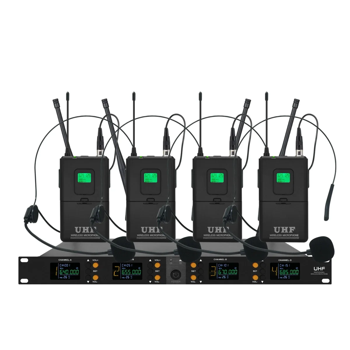 

Professional UHF wireless microphone system handheld lavalier microphone home karaoke party stage microphone wireless