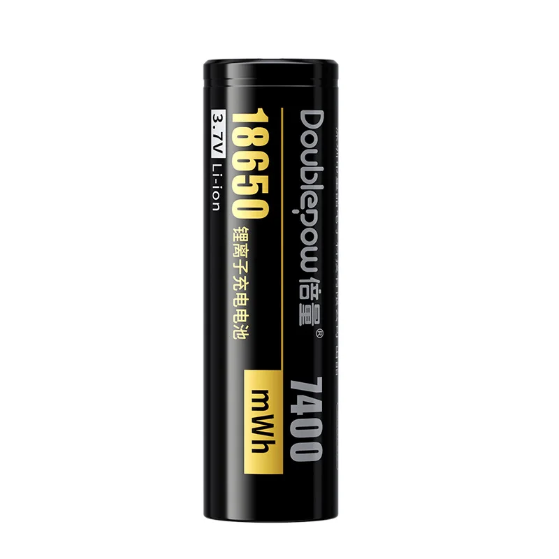 18650 lithium ion rechargeable battery 3.7v 7400mWh 18650 flashlight rechargeable battery