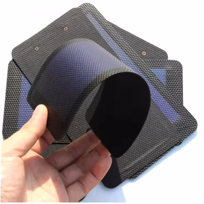 Small Size Flexible Solar Panels 0.5W 2V Bendable Amorphous Silicon Solar Cell DIY Solar Appliances and Solar System 195*58MM