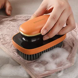 1PC Household Cleaning Soft Bristle Brush Multifunctional Hand Washing Clothes Footwear Cleaning Brush Bathroom Washing Tools