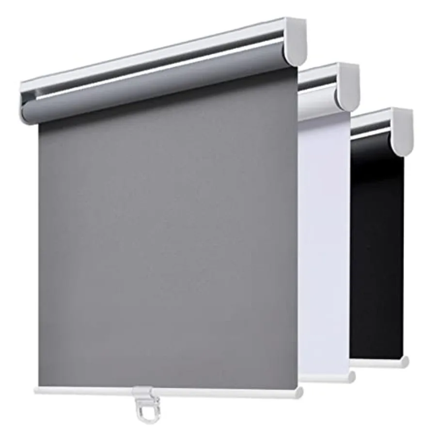 

Cordless Roller Shades out Blinds for Windows Room Darkening Rolled Up Shades with Spring System, UV Protection Window Shades D