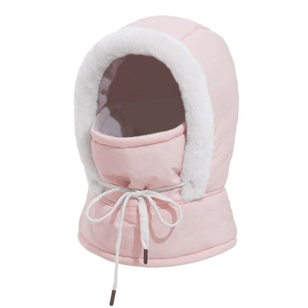 Windproof Ski Hat Fleece Balaclava Waterproof Fleece Lining Breathable Vents For Cycling For Hiking For Helmets