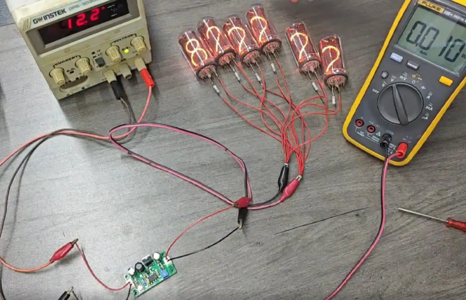 Imagem -04 - Nixie Tube Booster Module dc 912v para 80380v 160v 170v Booster Converter Potência de Alta Tensão 6e2 6e1 6e5 Glow Clock Magic Eye