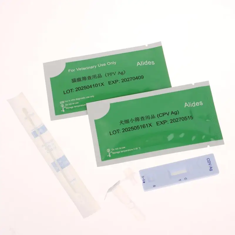 1 Set Home Dog Or Cat Urine Stool Sample Collection Kit Result In 5-10 Minutes For CPV-CDV-FPV Pet Test Kits