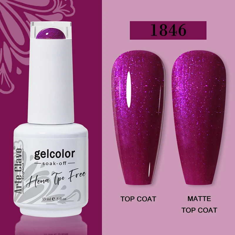 Arte Clavo Red Series Nagellak Feestkleuren Gelvernis Alles voor nagels Losweken UV LED Semi-permanente Nail Art Remover Gel