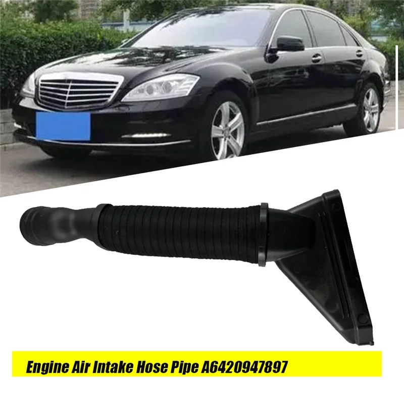 Right Side Engine Air Intake Hose Pipe A6420947897 For Mercedes-Benz S-Class W222 X222 S350 2013-2014 Car Air Line Tube Parts