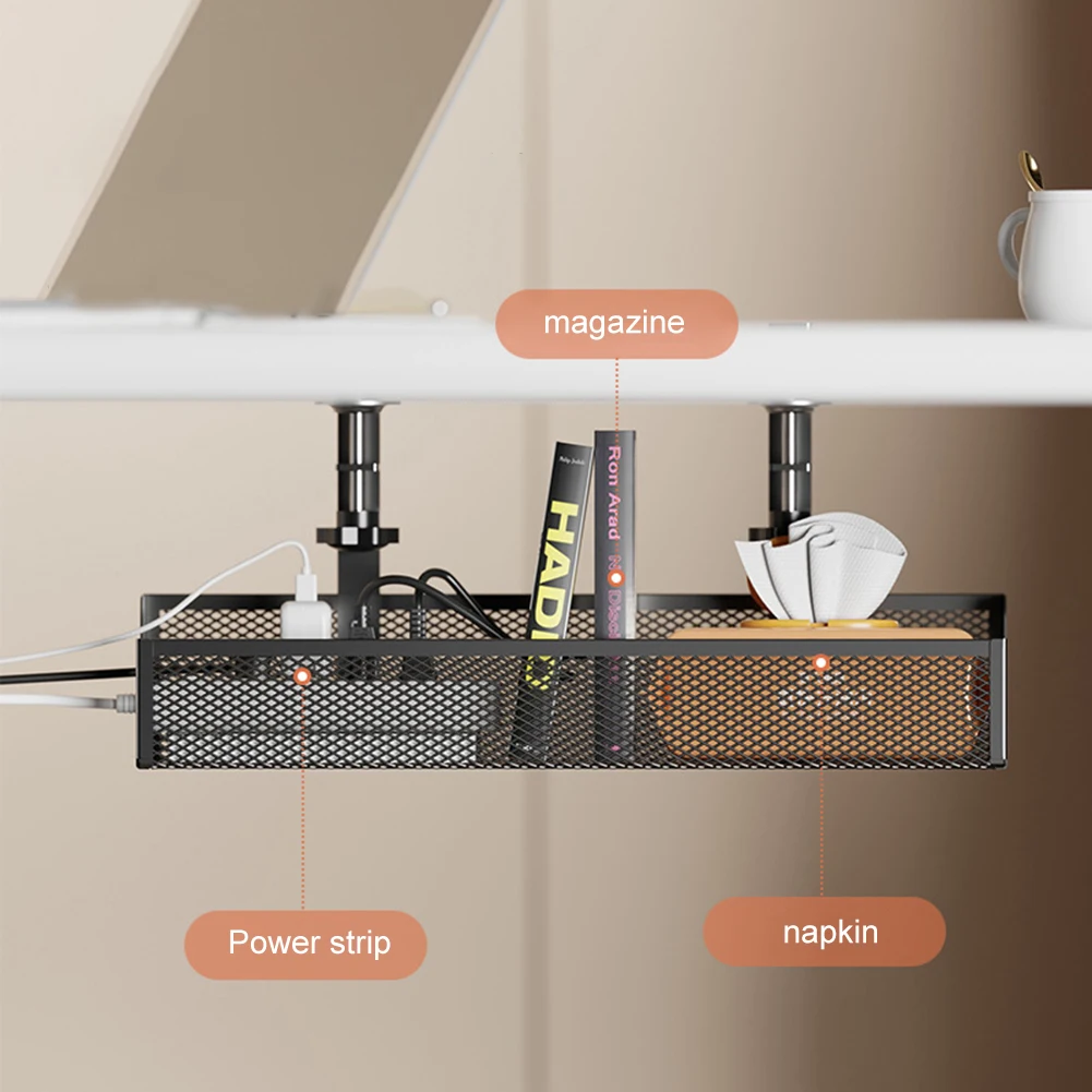 

Органайзер для шнура под столом, установленный на зажиме, держатель для проводов без сверла, стеллаж для хранения розетки для управляющих кабелей, удлинители