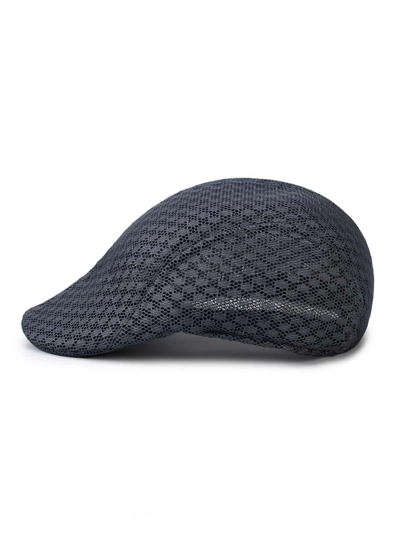 Spring and summer sun hats, breathable peaked caps, mesh cutouts, solid color berets, hats, sunscreen men\'s and women\'s nets