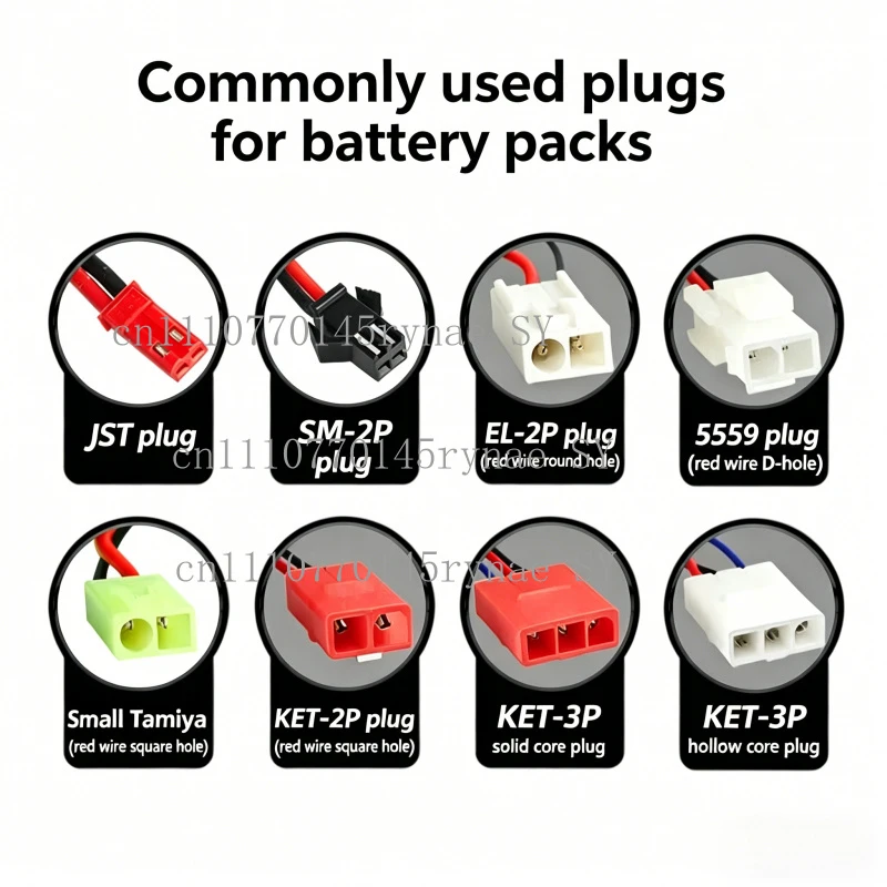 AA 7.2V 3+3 side by side 2400mAh Ni-MH Rechargeable Battery Pack For RC Toys Cars Tanks Robots Boats Guns
