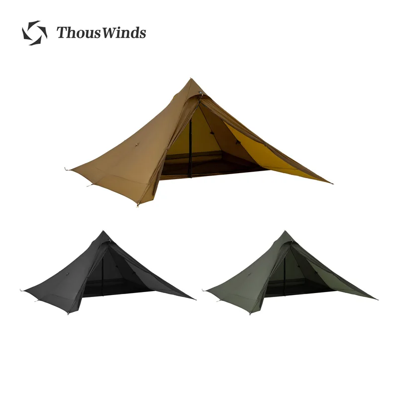 Imagem -05 - Thous Winds Capricorns 12 Pessoas Barraca de Acampamento Tenda Pirâmide Ultraleve Caminhadas ao ar Livre Mochila Tenda 15d Ripstop Náilon Acampamento Tenda