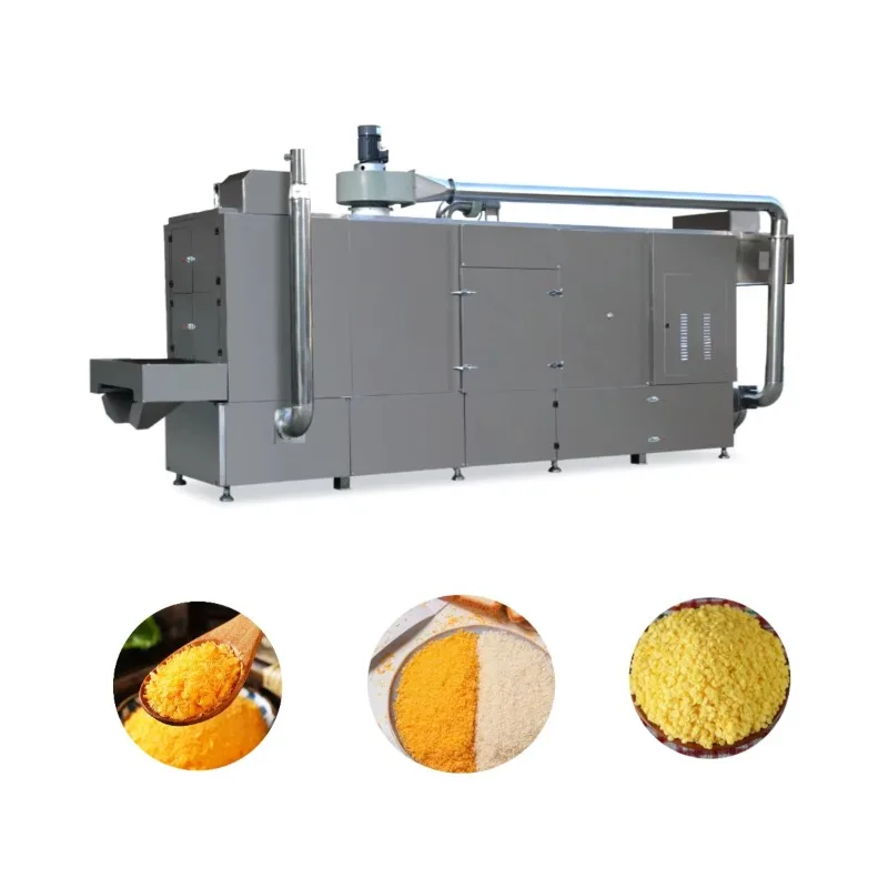 Máquina Automática para Extrusión de Pan Rallado, Línea de Procesamiento de Pan Rallado Panko, 200-500 kg/h, 380 V, Personalizable