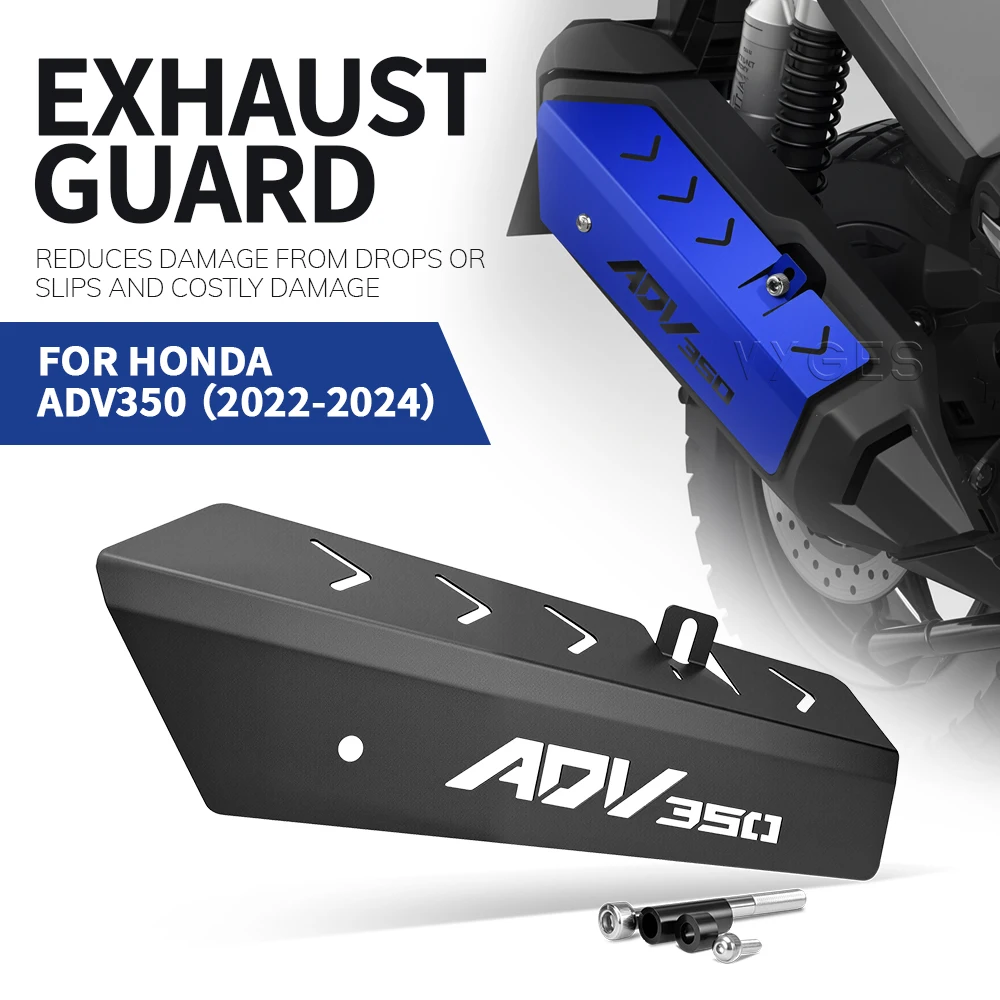 Motorcycle Accessories Exhaust Guard Exhaust Protector Scald Proof Lid Exhaust Cover For Honda ADV350 ADV 350 2022 2023 2024