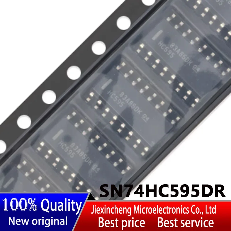 100PCS 100% New original SN74HC595DR HC595 SN74HC595 SOP16 Transistor