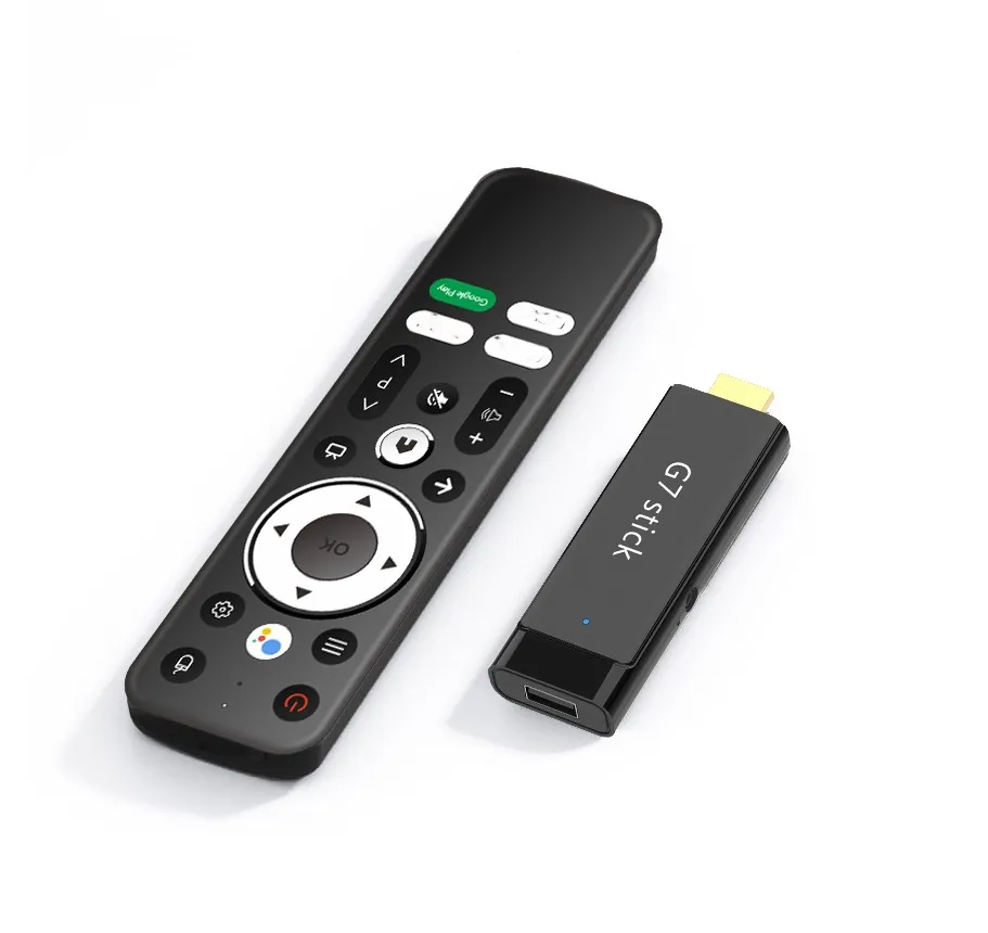 The Latest G7 Stick 8K Streaming Stick Portable TV Stick 2 16GB Amlogic S905Y4 Voice Remote Fast Shipping