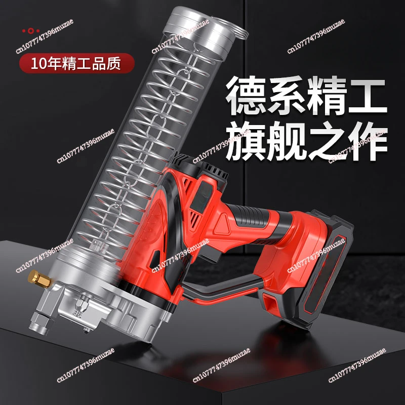 Electric Butter Gun 24v Rechargeable Lithium Battery, Automatic High Voltage Portable Wireless Excavator