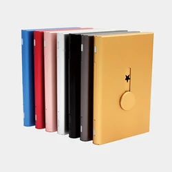 Creative Metal card box business men automatic business card holder container push type Name card case Office  Supplies