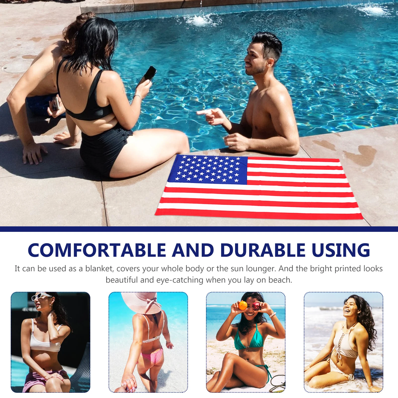 

Quick Drying Beach Towel Fiber Bath Travel Body Microfibre Non Bulky Easy Pack Carry Outdoor Pool Swimming Camping