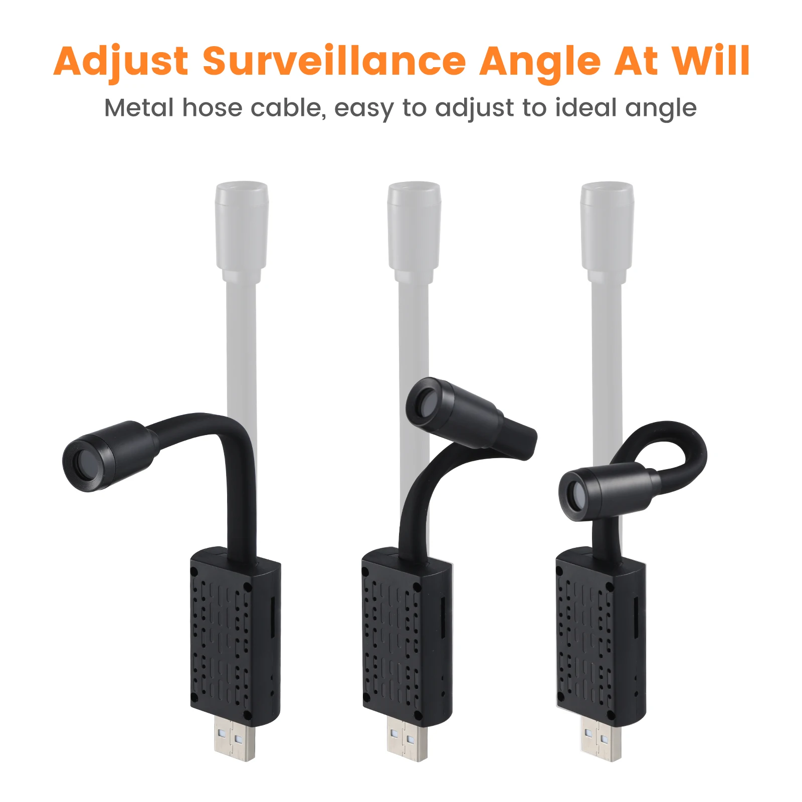 

Wireless Mini Remote Monitor USB Powered 720P Night Intelligent With Motion