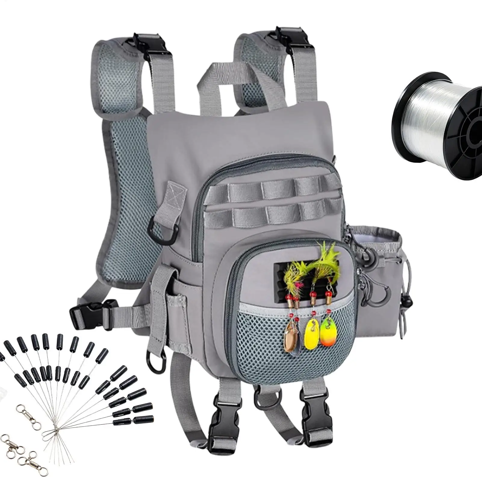 Outdoor Lightweight Waterproof Fly Fishing Chest Bag Fishing gear fly bag for fishing chest bag wading fishing