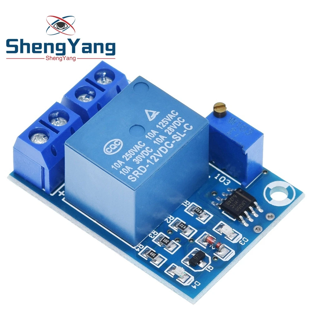 DC 12V Battery Undervoltage Low Voltage Cut off Automatic Switch Recovery Protection Module Charging Controller Protection Board