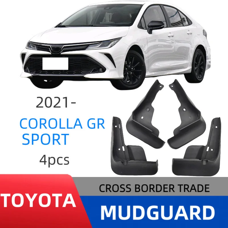 

Mudguards For COROLLA GR SPORT 2021 Mud Flaps Mudflap Front Rear Fender Anti-splash Mudguards Guard Splash Car Accessories