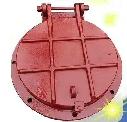 Cast iron, SS & FRP composite reservoir drainage flapping door, anti-backflow DN500 custom