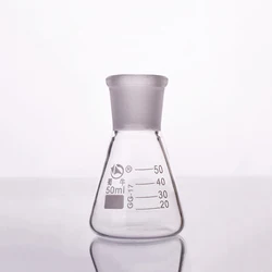 Frasco Erlenmeyer De Vidro, Suprimentos De Vidro De Química De Laboratório, Garrafa Cônica, 24/29 Joint, 50-10000ml