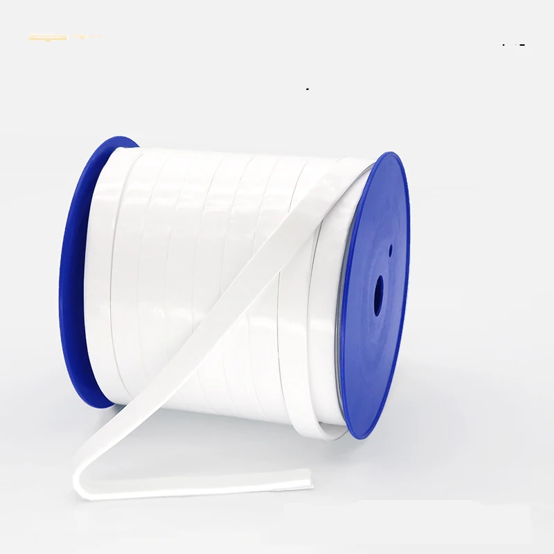 1Meter PTFE Elastic Tape With Self-adhesive Strip Width 6-50mm PTFE Sealing Strip PTFE Sealing Strip PTFE Sponge Strip