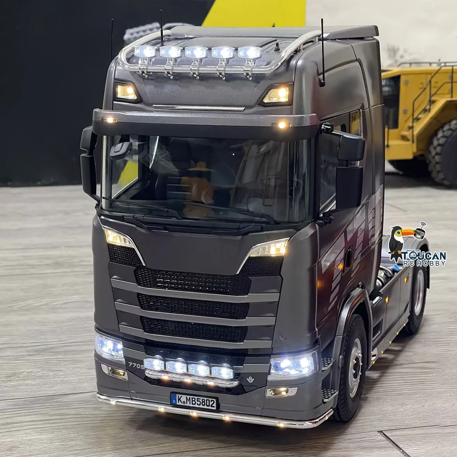 New 1/14 KABOLITE 4x2 RC Tractor Truck 770S Remote Control Cars 2 Speed Gearbox Differential Locks Electric Cars Models - view 3