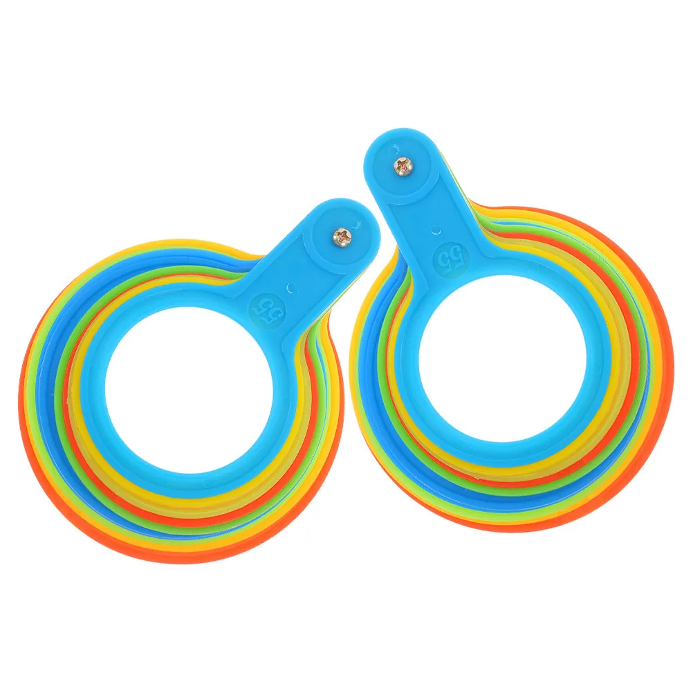2Pcs Precision Plastic Fruit Grading Rings Diameter Measuring Tool for Accurate Classification and Size Measurement of Fruits
