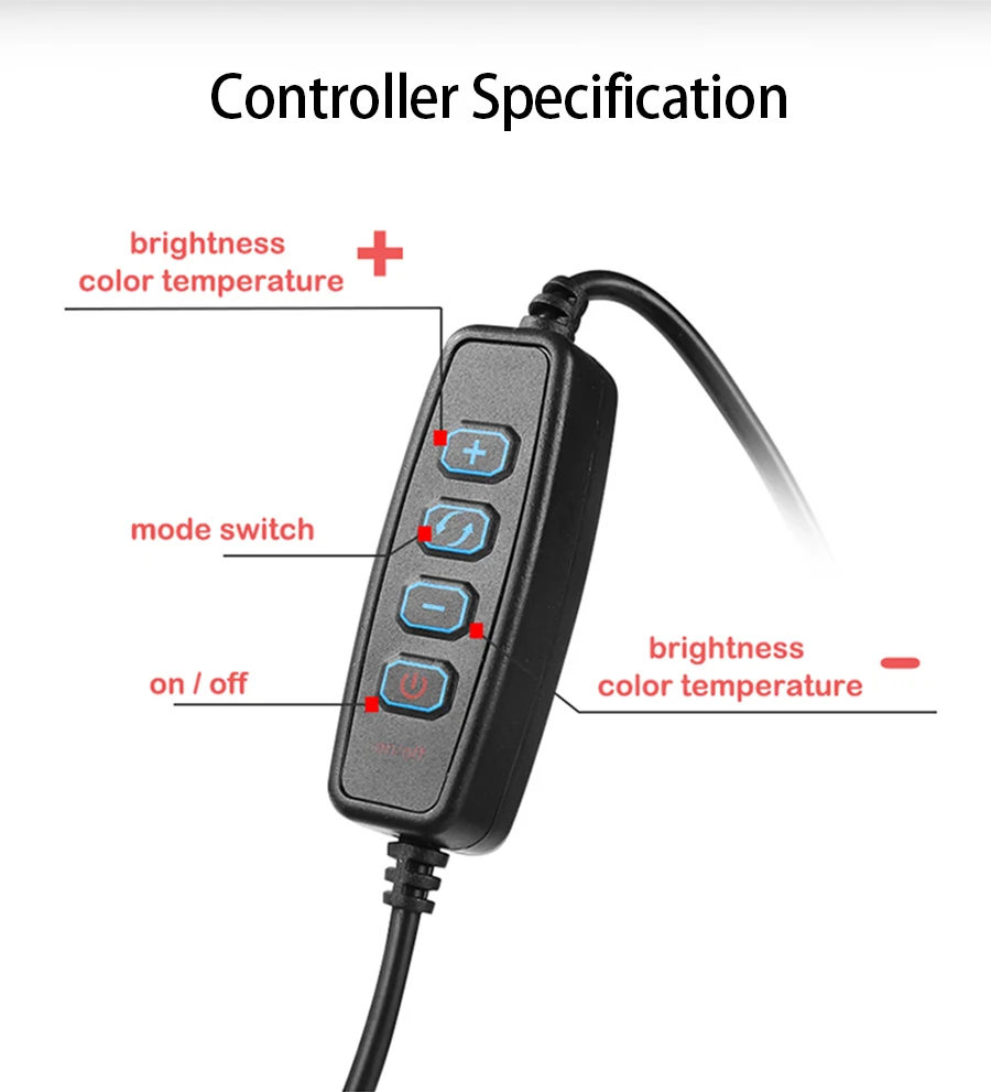 6" Photography Selfie Light 16CM LED Ring Light with Mobile Stand Support Tripod Ring Light for Live Video Streaming