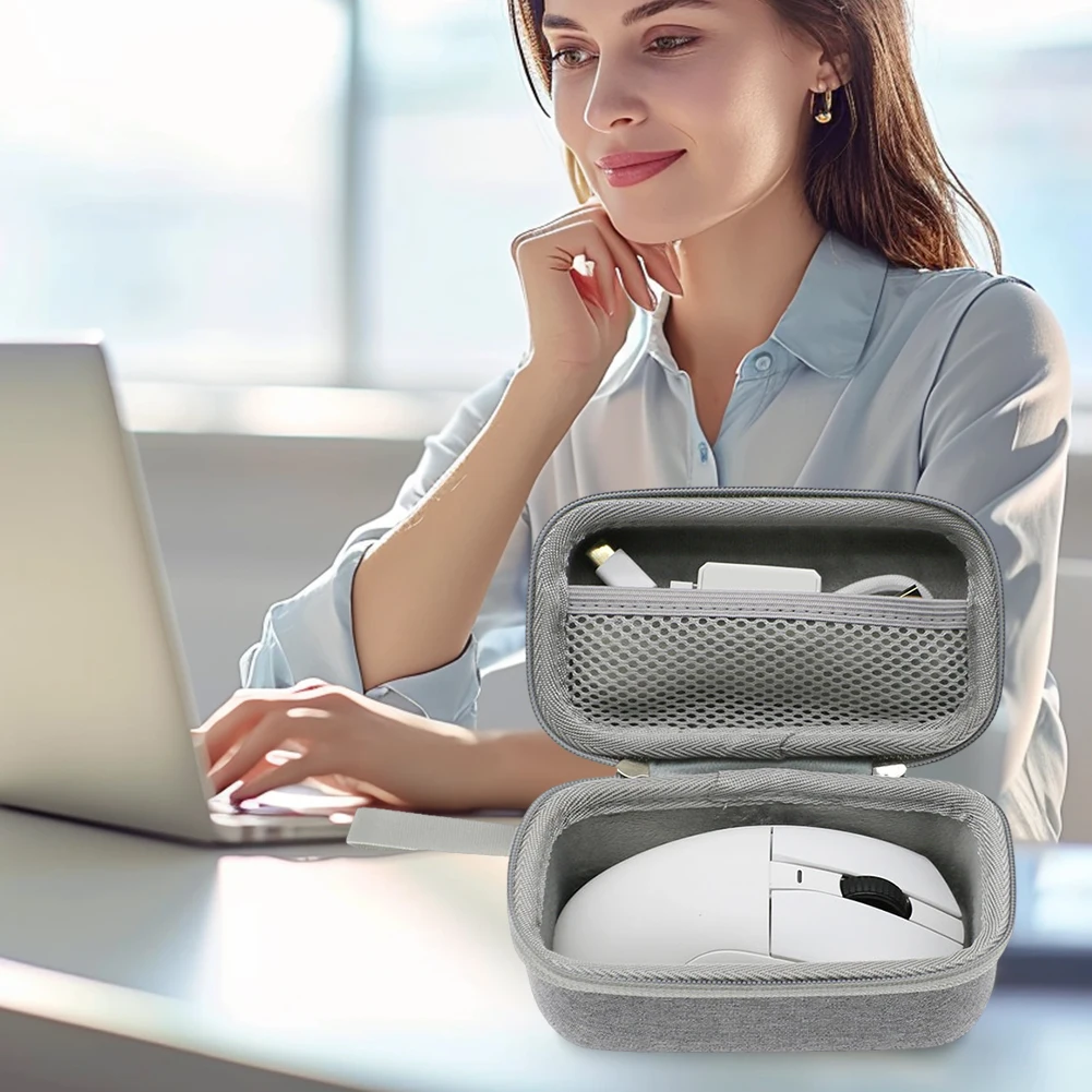 휴대용 EVA 하드 보관 가방 보호 케이스 하드 쉘 케이스 (어택 샤크 R1 PAW3311, 다루 A950 무선 게이밍 마우스용)