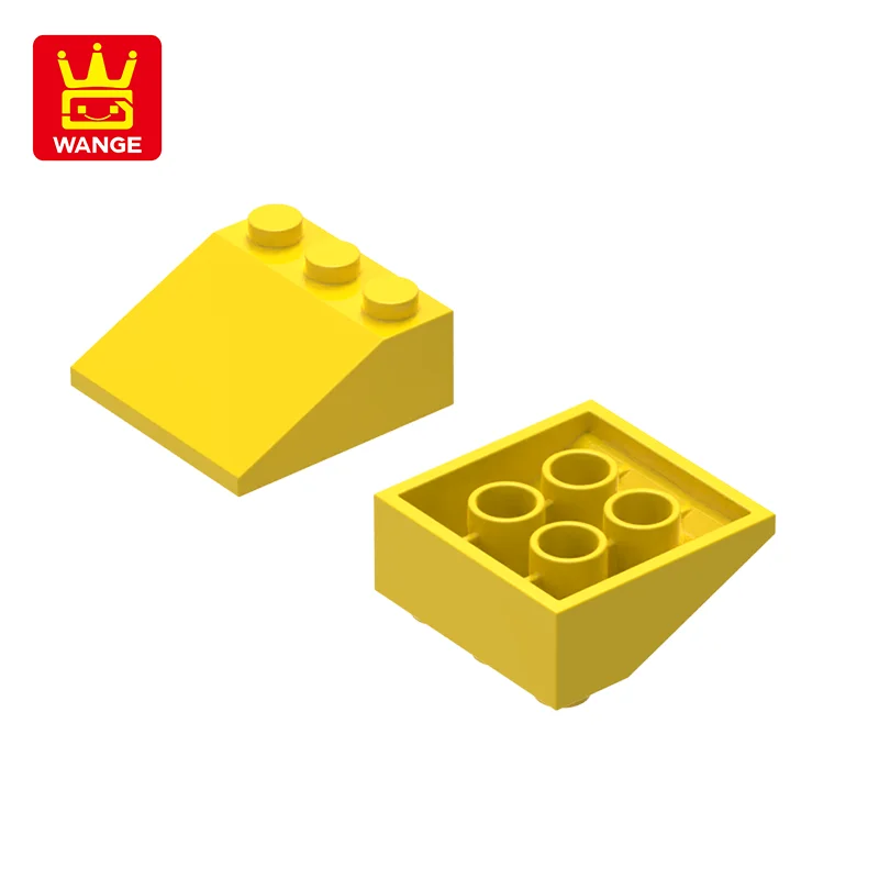 وانج 50 قطعة/الوحدة 4161 المنحدر 25 3x3 اللبنات Moc ملحقات البناء متوافقة مع الطوب ألعاب أطفال هدية صندوق