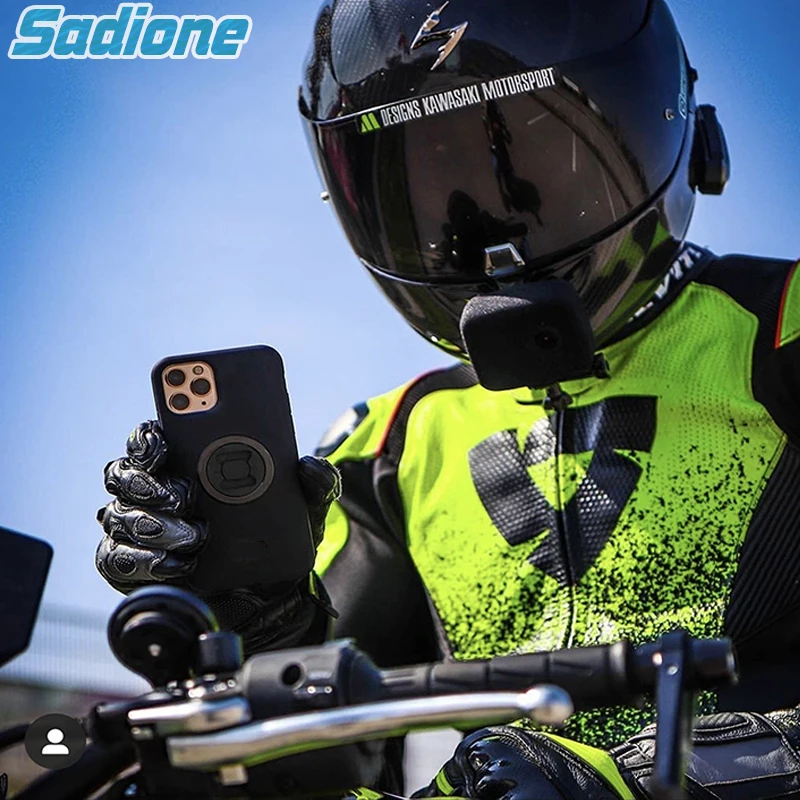 Imagem -04 - Suporte do Telefone Móvel Capa na Motocicleta para Iphone 11 Case Acessórios do Smartphone Suporte Anti-vibração Módulo Conector Suporte